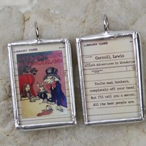 NWT Alice in Wonderland Necklace